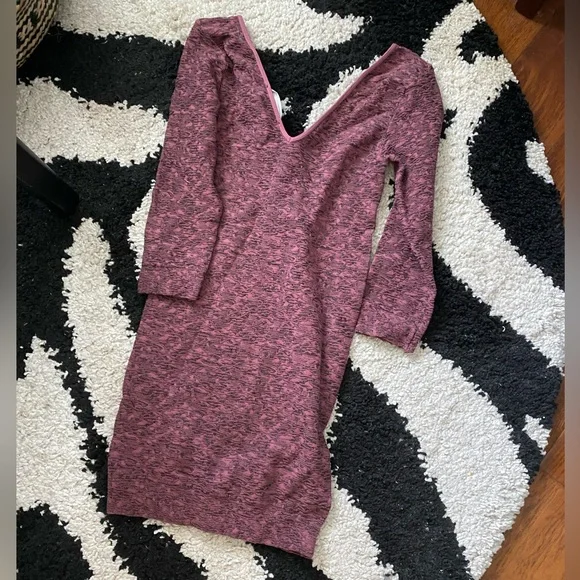 NWT Y2K BCBGeneration Stretchy V-Neck Bodycon Dress XS/S - Picture 4 of 5